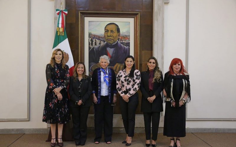 Olga Sánchez Cordero se reunió con gobernadoras electas; Maru Campos, del PAN, no asistió