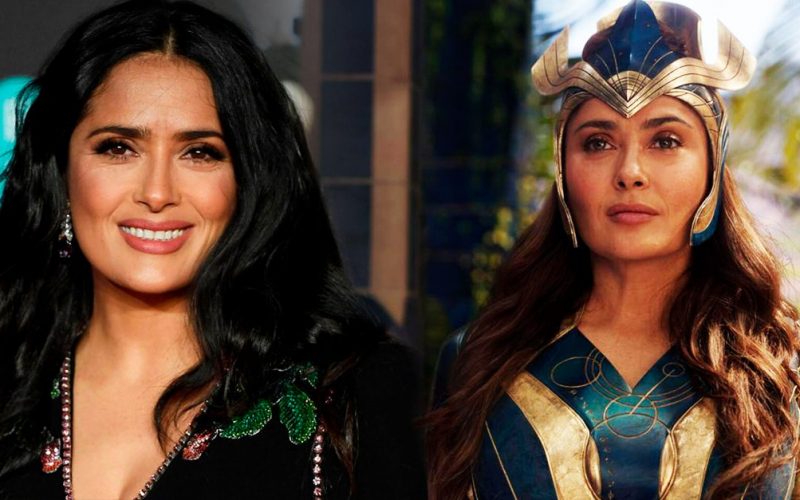 Lloró Salma Hayek tras probarse el disfraz de «Eternals» y dice por qué