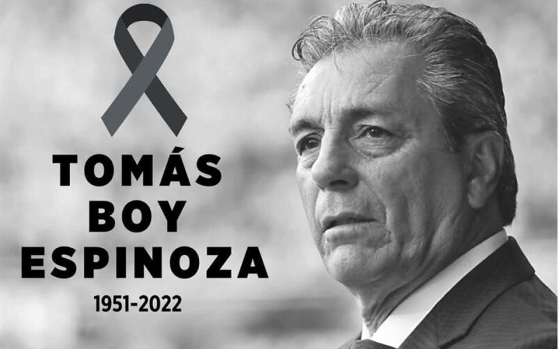Murió ‘El Jefe’ Tomás Boy una leyenda en el Futbol mexicano