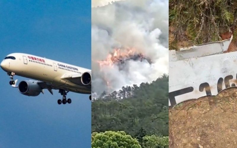 Se estrella avión en China con 132 personas a bordo