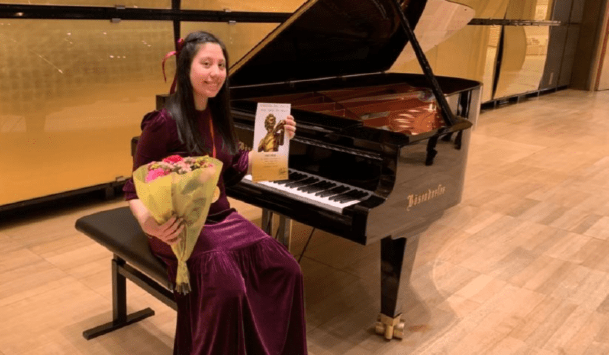 Pianista mexicana gana el primer lugar del Grand Prize Virtuoso Competition 2022