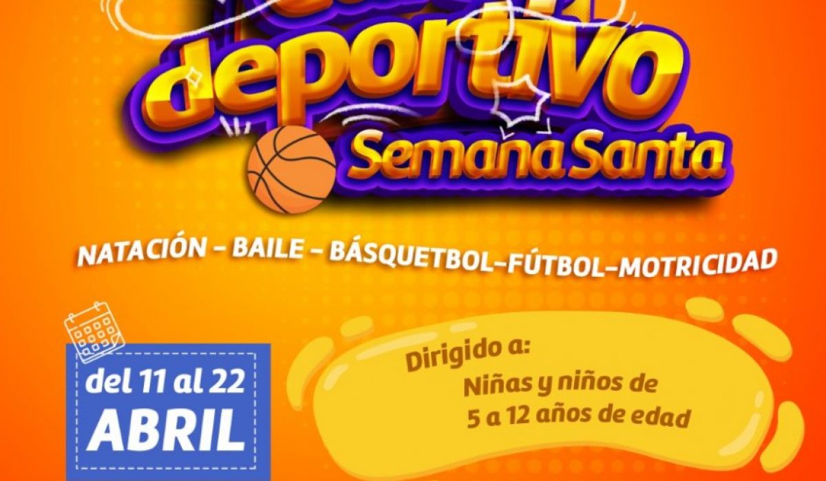 Invita Gobierno Municipal al Curso Deportivo de Semana Santa para niñas y niños