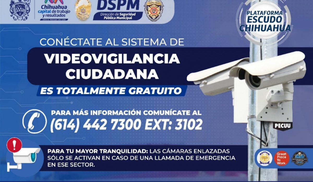 Invita Policía Municipal a conectarse a la Plataforma Escudo Chihuahua