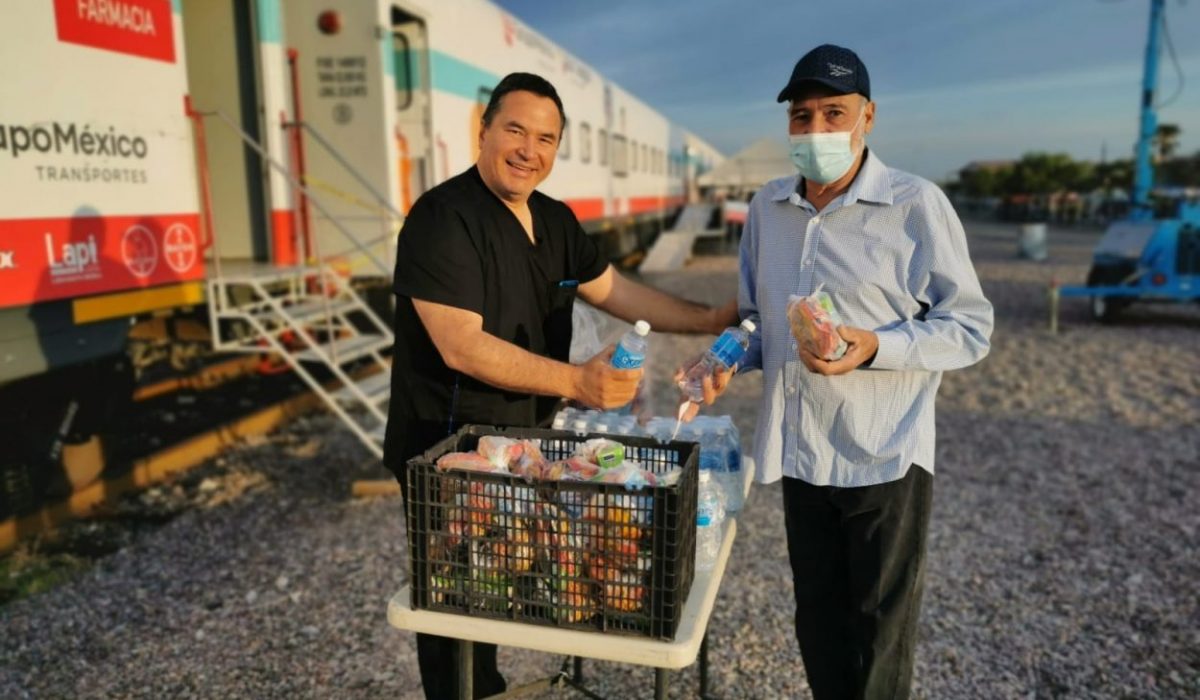 Tras gestión de Gobierno del Estado se suman empresas y fundaciones chihuahuenses a la ruta del “Dr. Vagón” con 32 mil apoyos