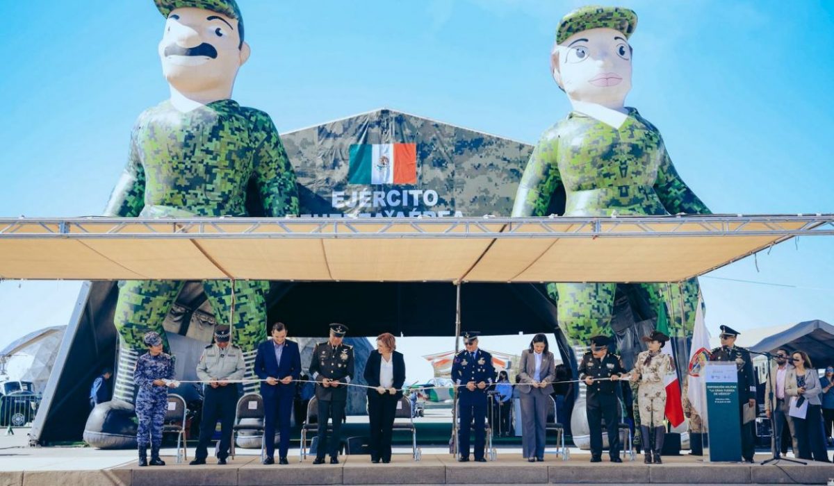 Inauguran expo de Fuerzas Armadas, buscan generar mayor cercanía con ciudadanos