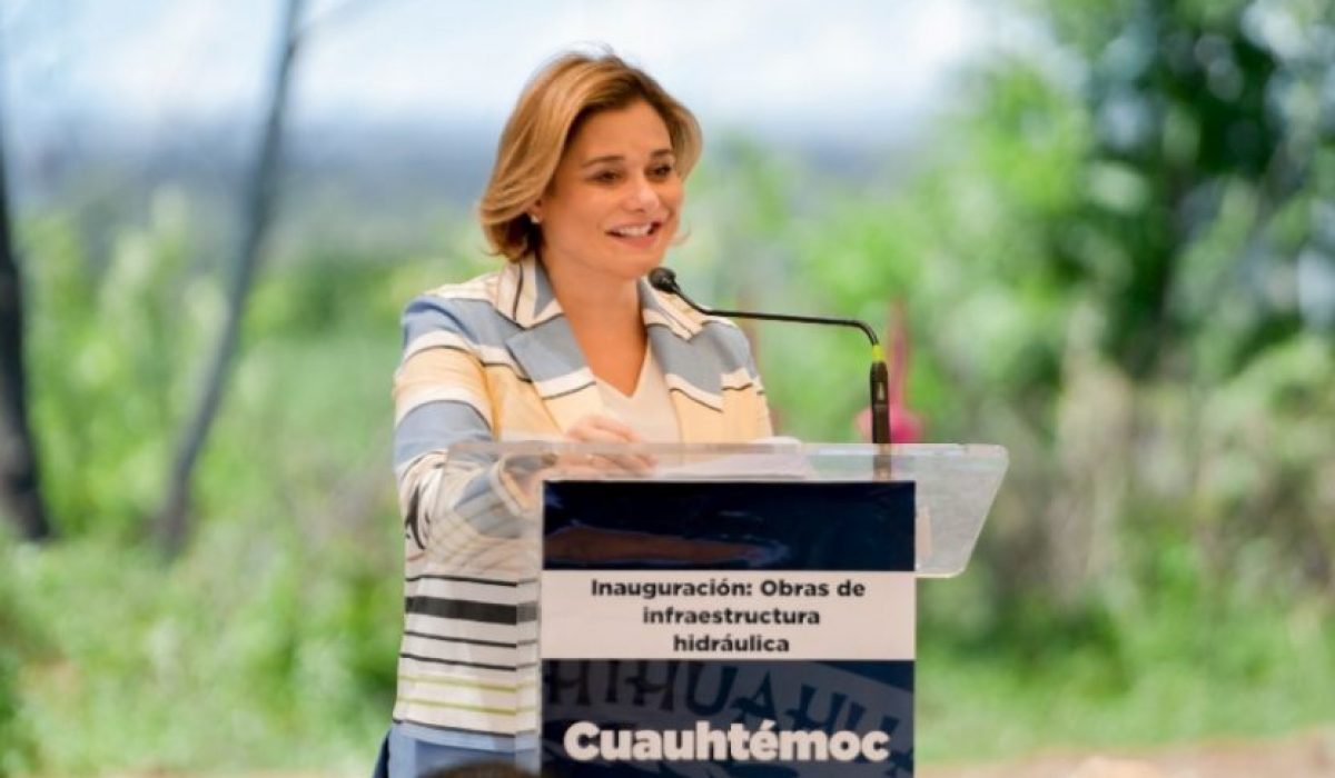 Inaugura Maru Campos en Cuauhtémoc obras de infraestructura hidráulica en beneficio de 22 mil habitantes
