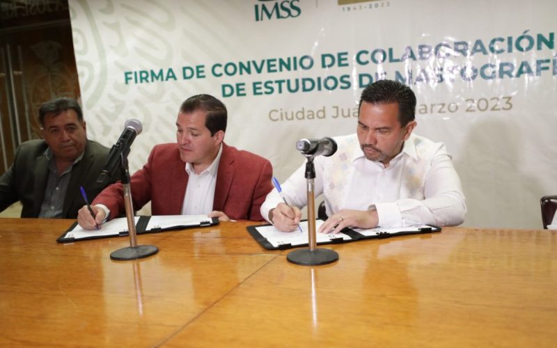 #JUAREZ: Firma Gobierno Municipal convenio con el IMSS para atención a la mujer