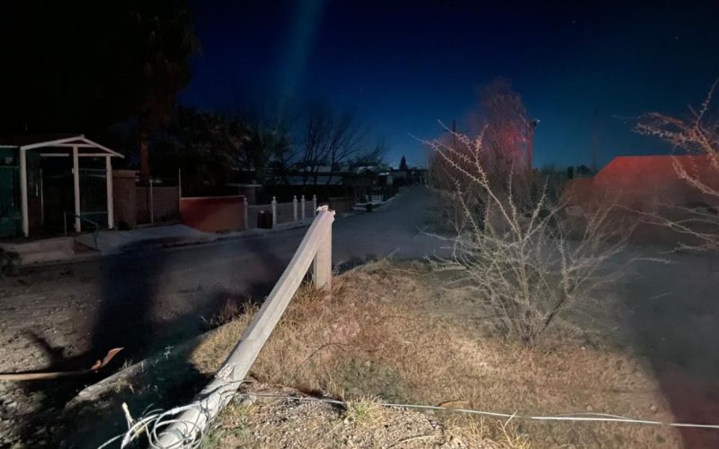 Informa Protección Civil Estatal sobre daños generados por fuertes vientos