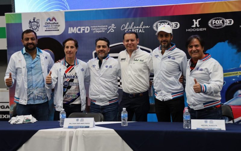 Presentan la Súper Copa de automovilismo en Chihuahua Capital este 1 y 2 de abril