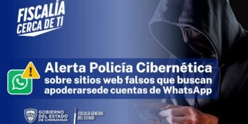 Alerta Policía Cibernética sobre sitios web falsos que buscan apoderarse de cuentas de WhatsApp