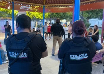 Fortalece Policía Municipal la seguridad en sectores prioritarios con Grupo de Proximidad